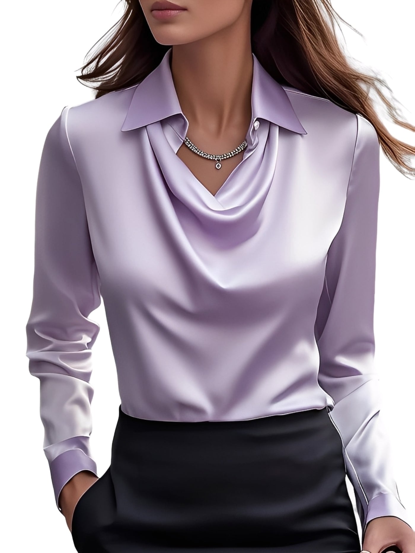Dionne – Women’s Long Sleeve Blouse