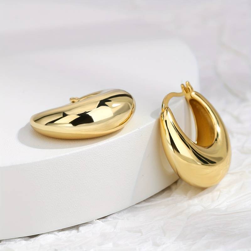 Thick Open Earrings