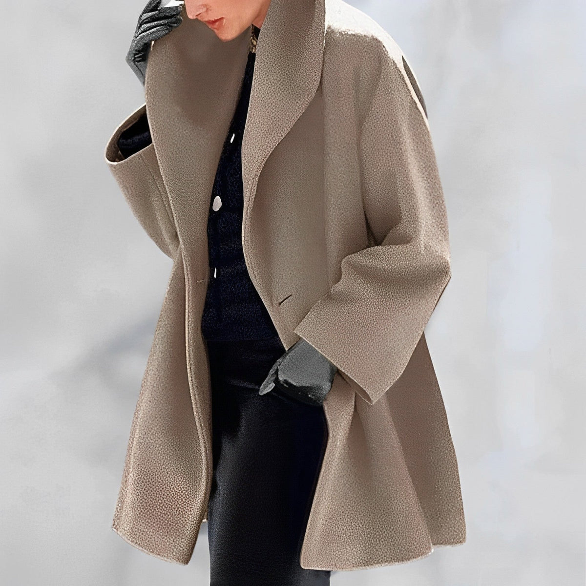 Verlie - Elegant and warm hooded coat