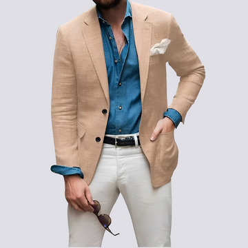 Glenn - Elegant men's blazer with buttons