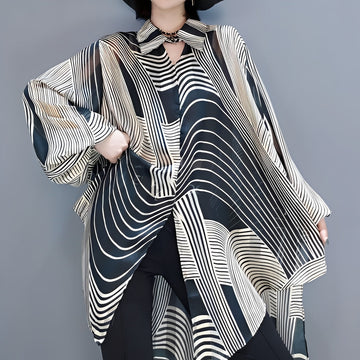 Jean - Stylish chiffon blouse for women