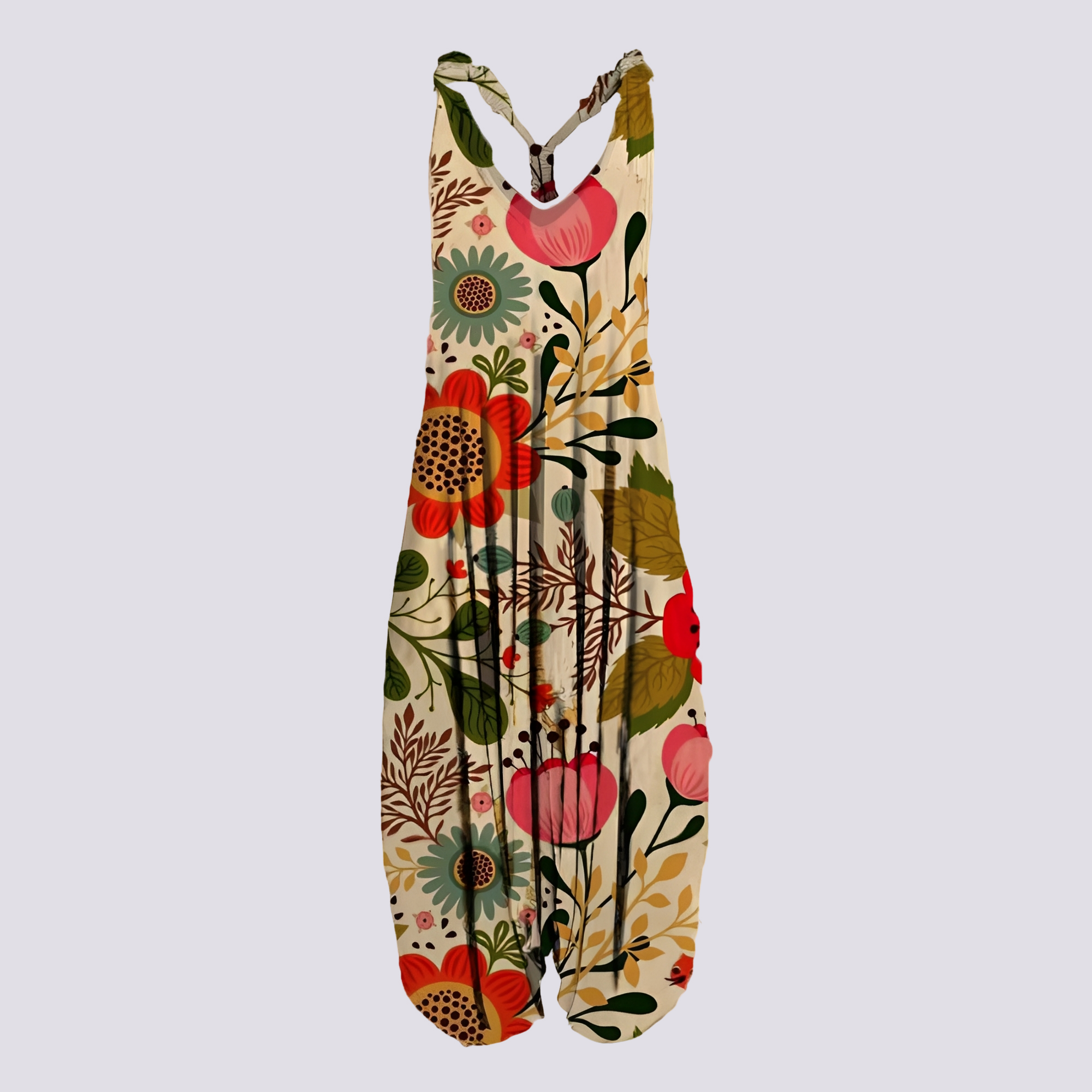 Jennifer - Casual Sleeveless Jumpsuit