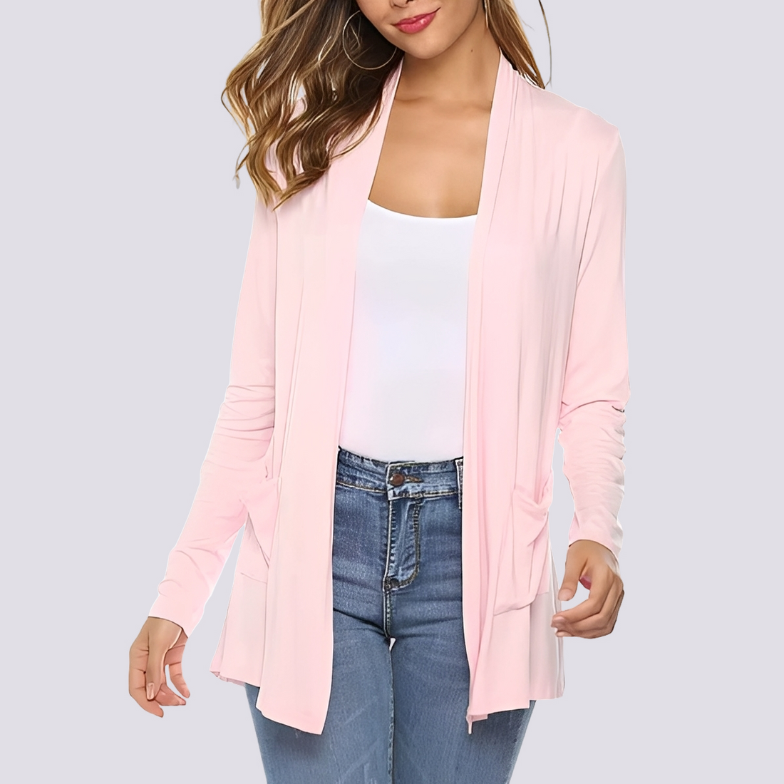 Bertha - Casual Long-sleeved Cardigan