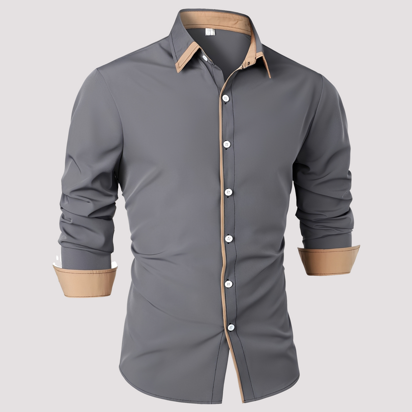 Samuel - Stylish Long Sleeve Overshirt for Men