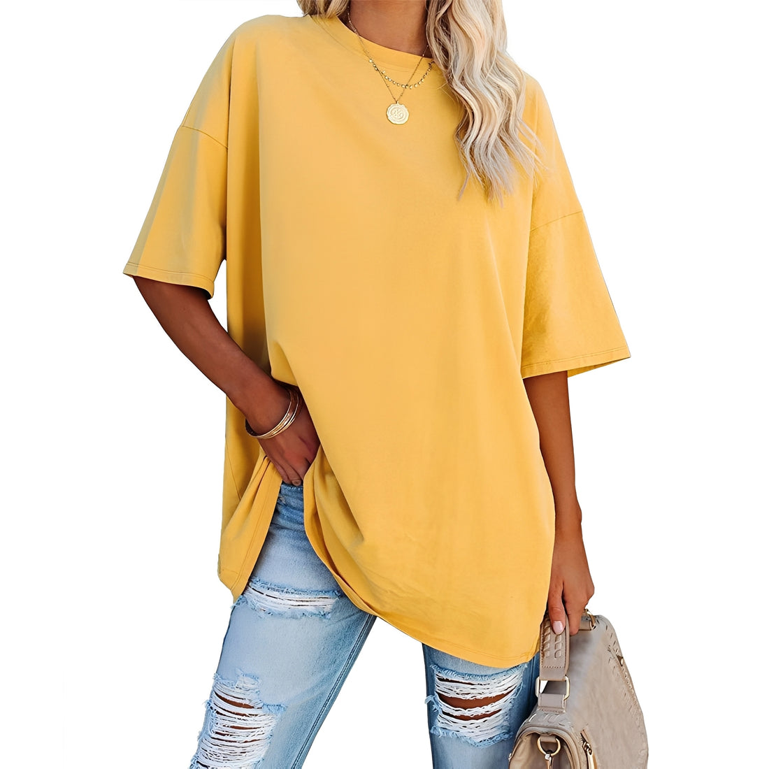 Alice - Loose T-shirt with Drop Shoulder