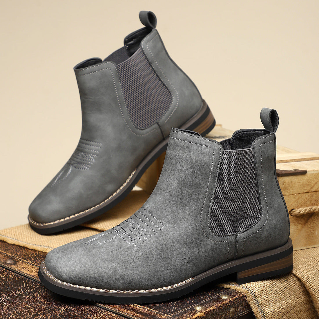Carson - Stylish Mid Calf Boots