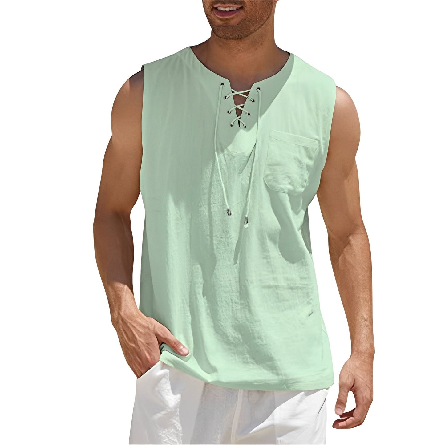 Alexia - Comfortable sleeveless tank top for men