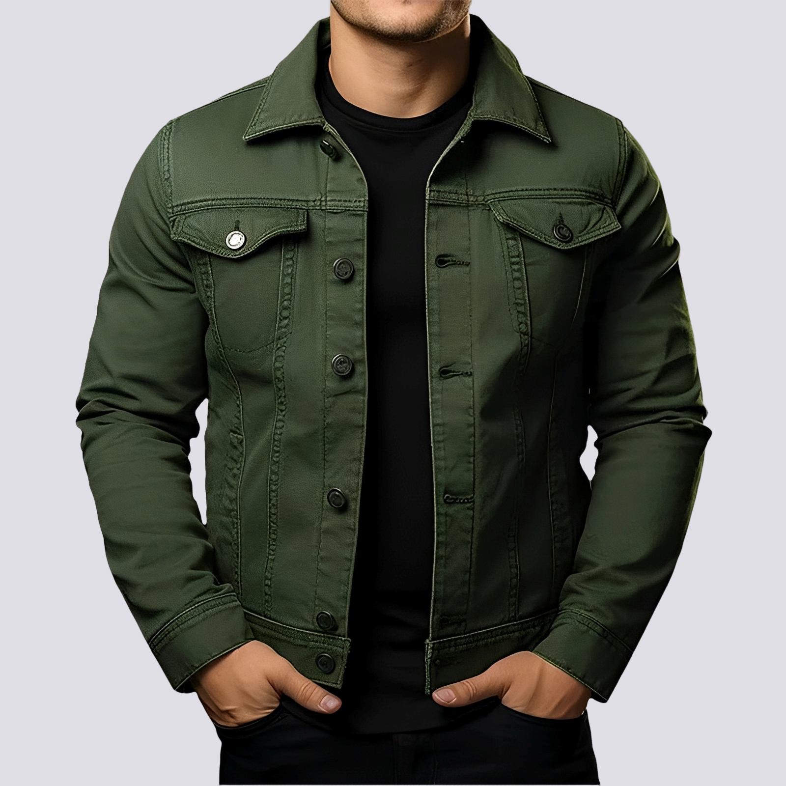 Layton - Men's Casual Denim Jacket