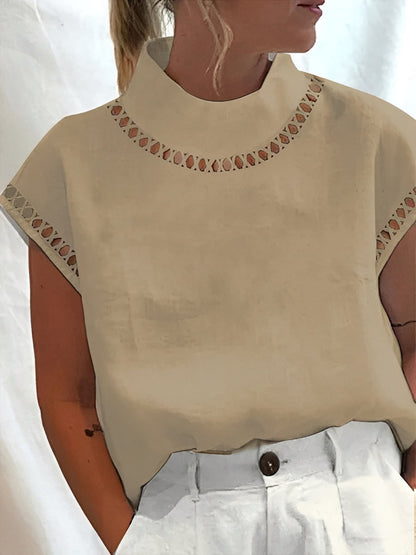 Nannie - Stylish top with cutout for women