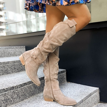 Terina – Casual boots up to the knee for women