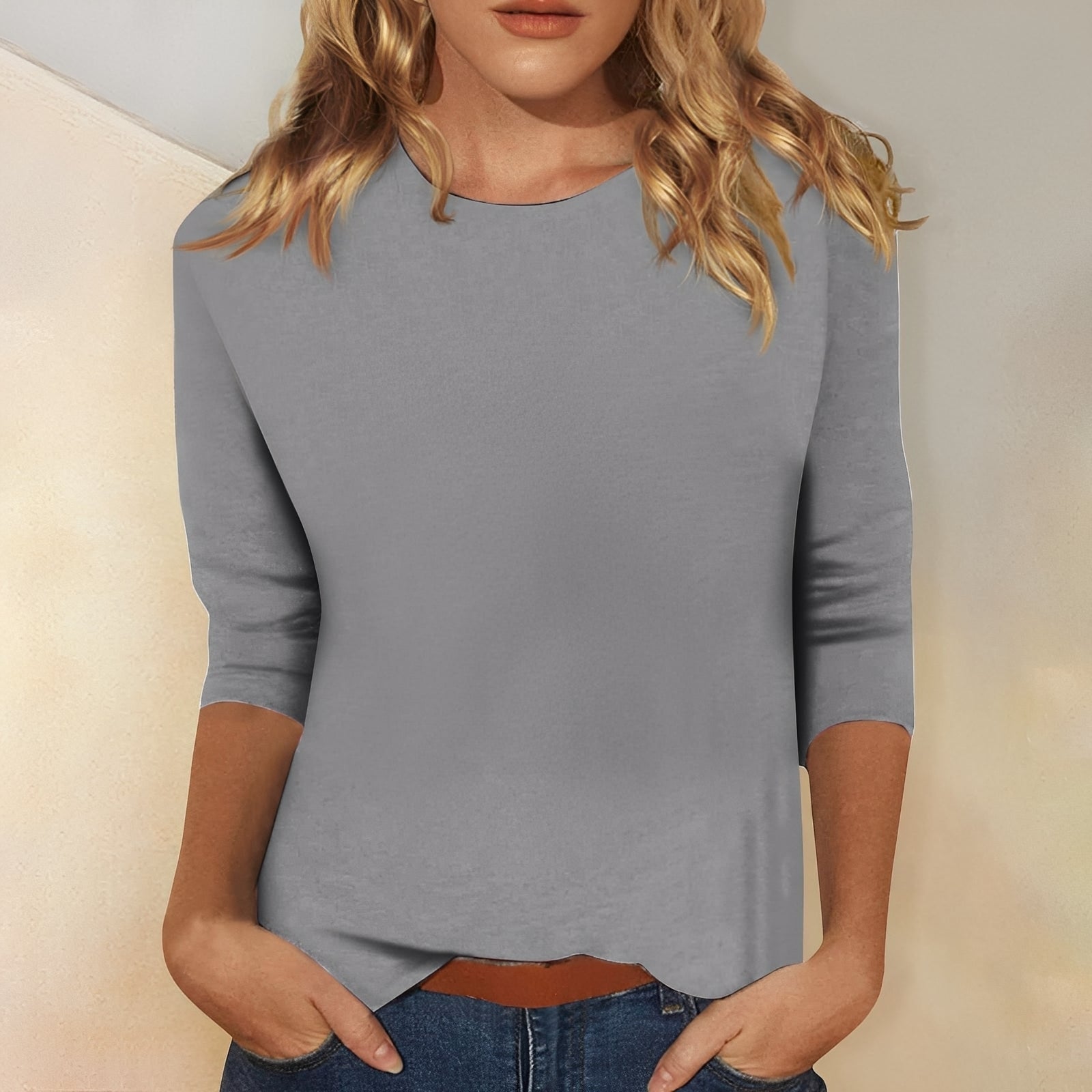 Katherina - Comfortable crew neck shirt