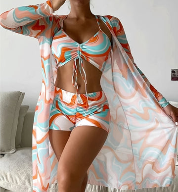 Nancy - Three Piece Swimsuit Set