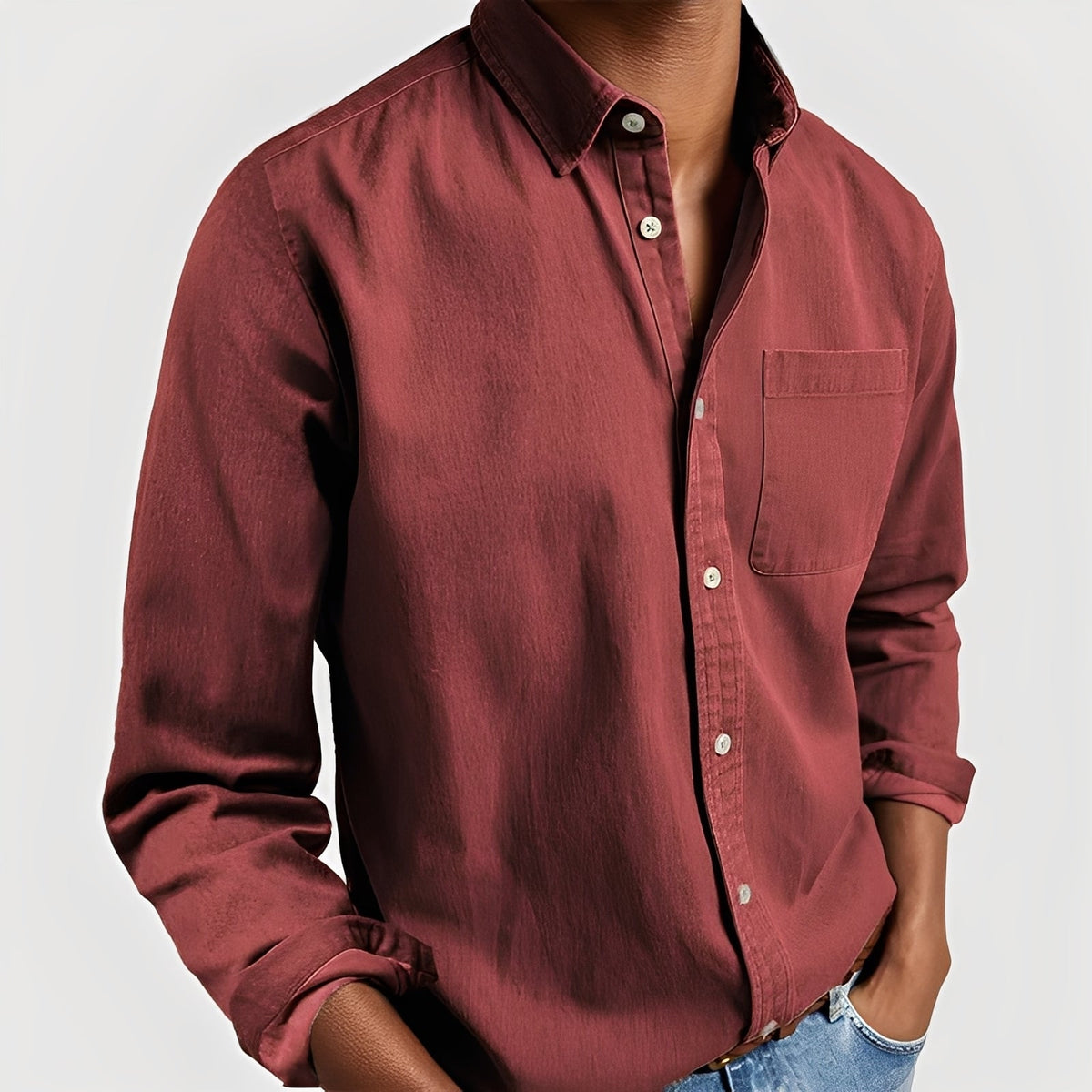 Tanner - Casual shirt with button placket