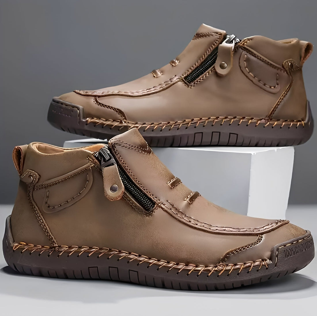David - Fashionable Zipper Boots