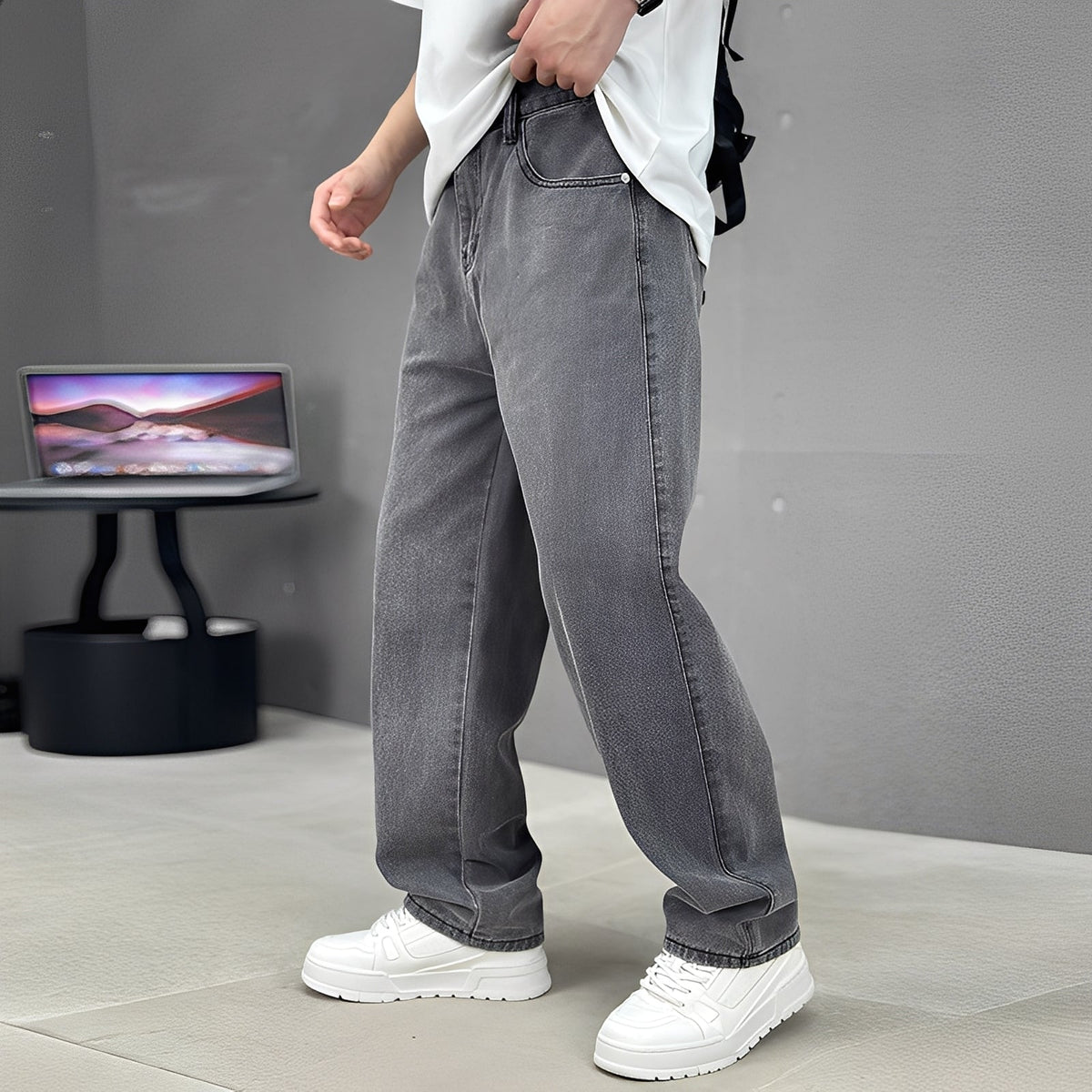 Wendell - Trendy wide-leg pants