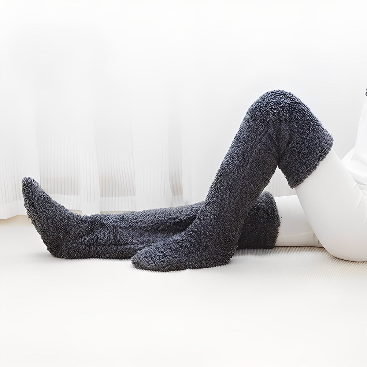 Camellia - Warm, Over-the-Knee Winter Socks for Women