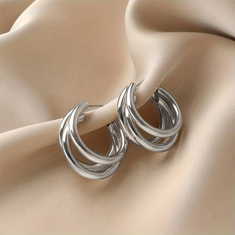 Three Ring Hoop - 3 Golden Rings