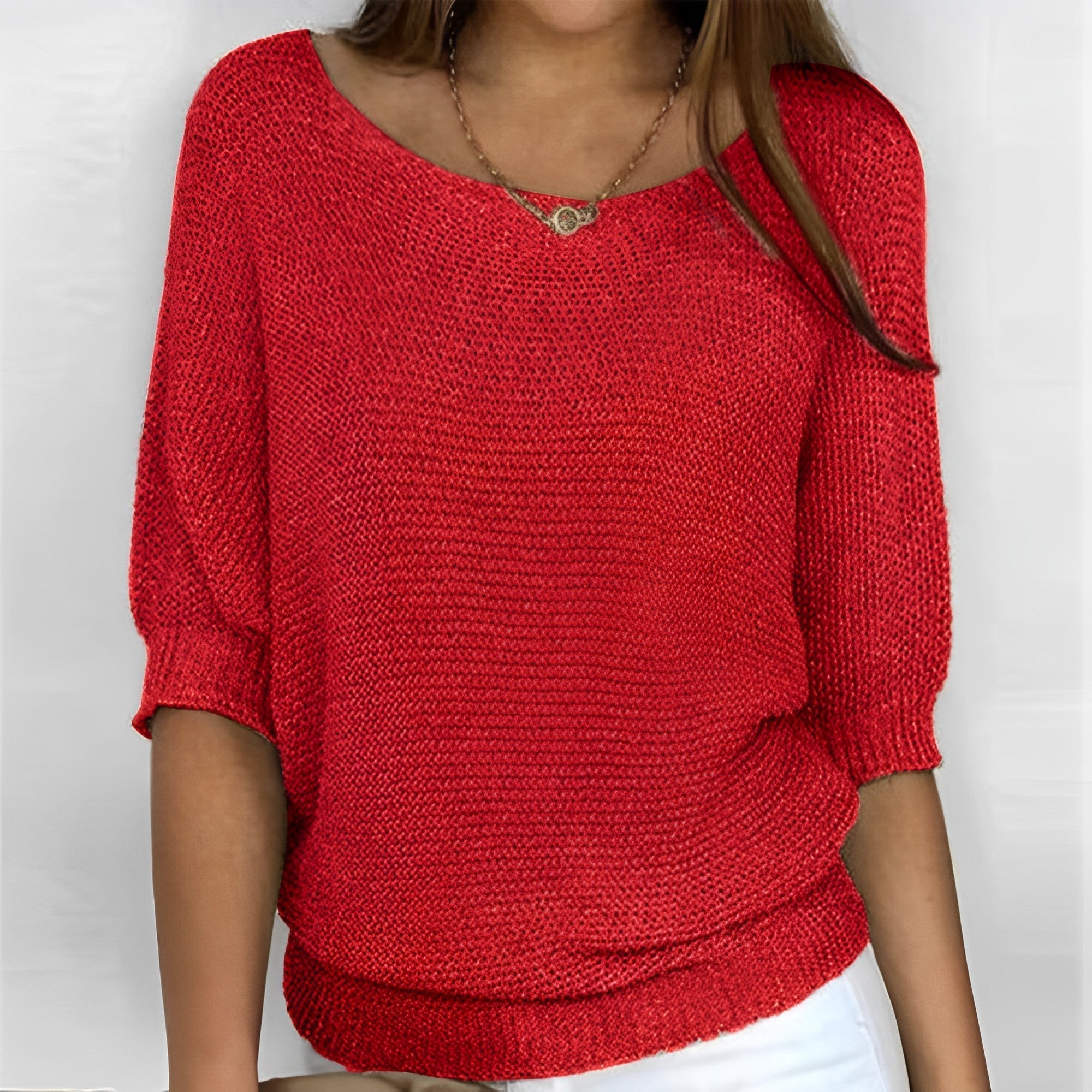 Leonie - Stylish Crew Neck Sweater