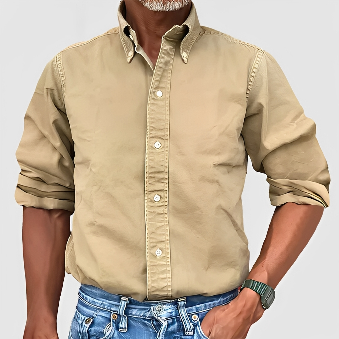 Erwan - Men's classic long-sleeve shirt