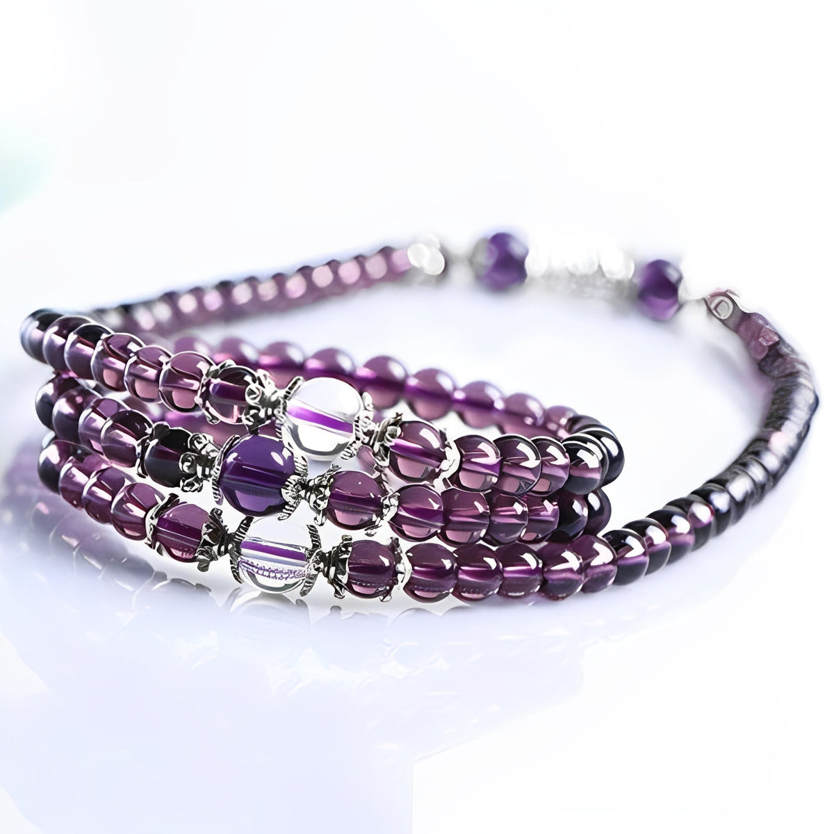 Mia – Amethyst Spiritual Bracelet and Necklace