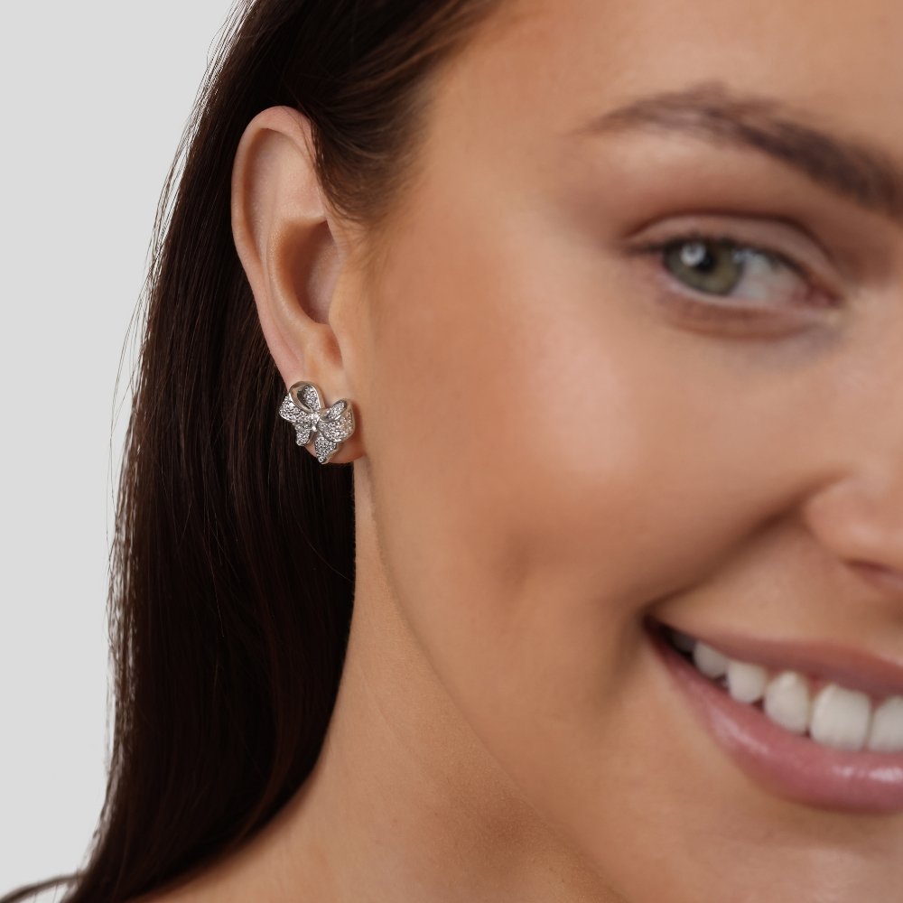 Minerva – Elegant bow earrings