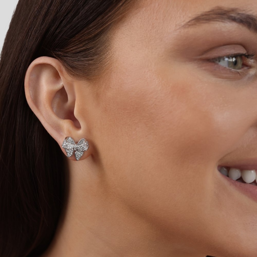 Minerva – Elegant bow earrings