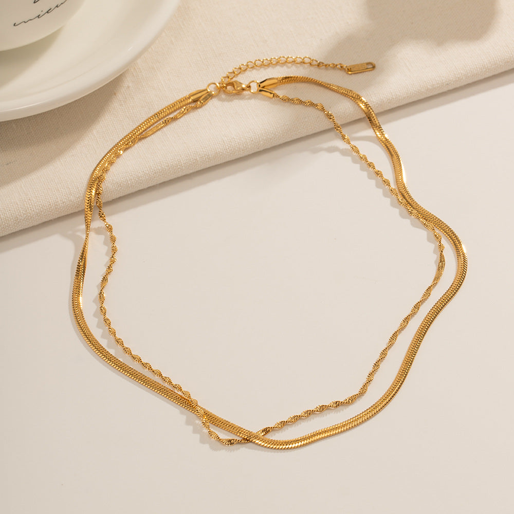 Twisted Chain - Gold Layered Chain