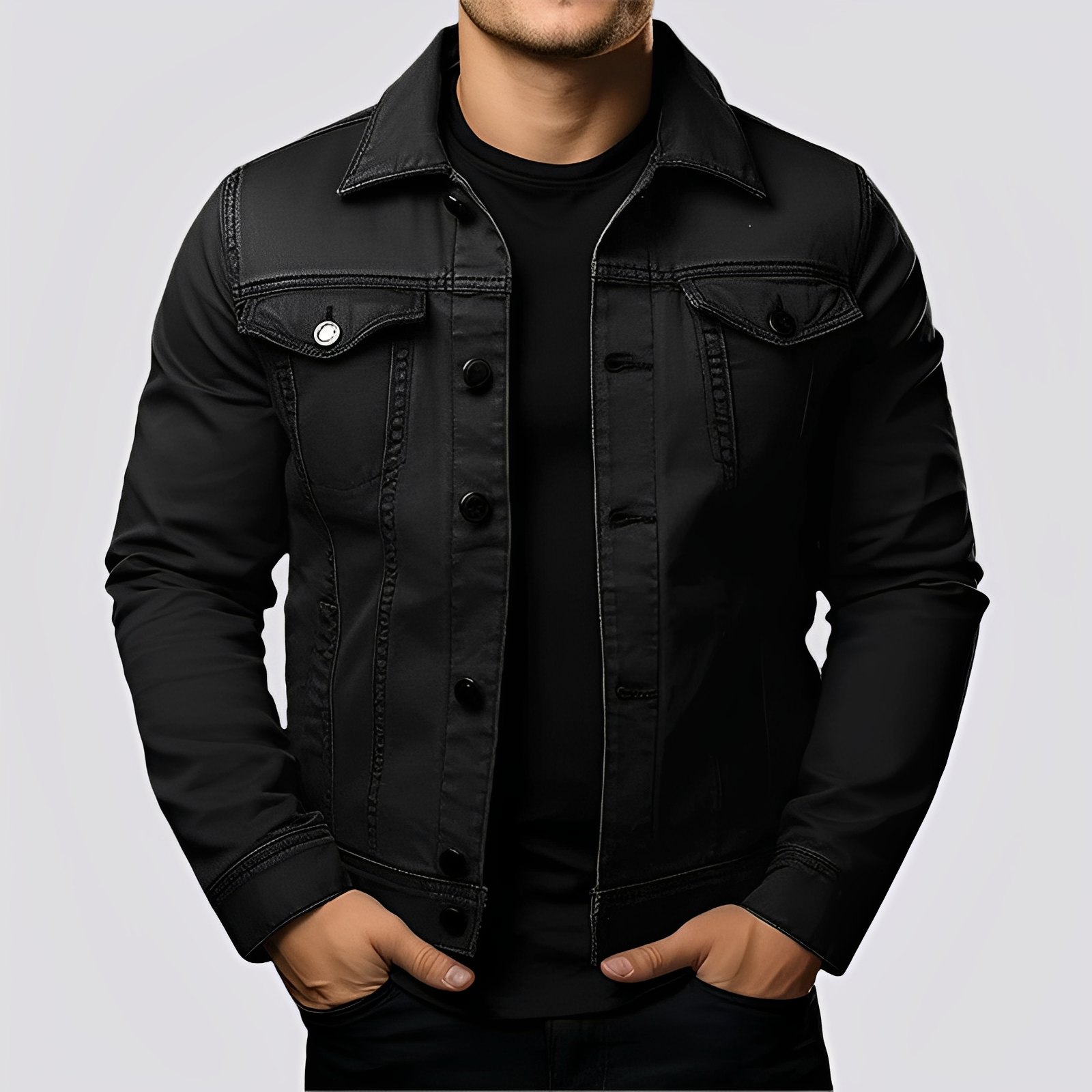 Maxwell - Classic Men's Jacket Made of Durable Material