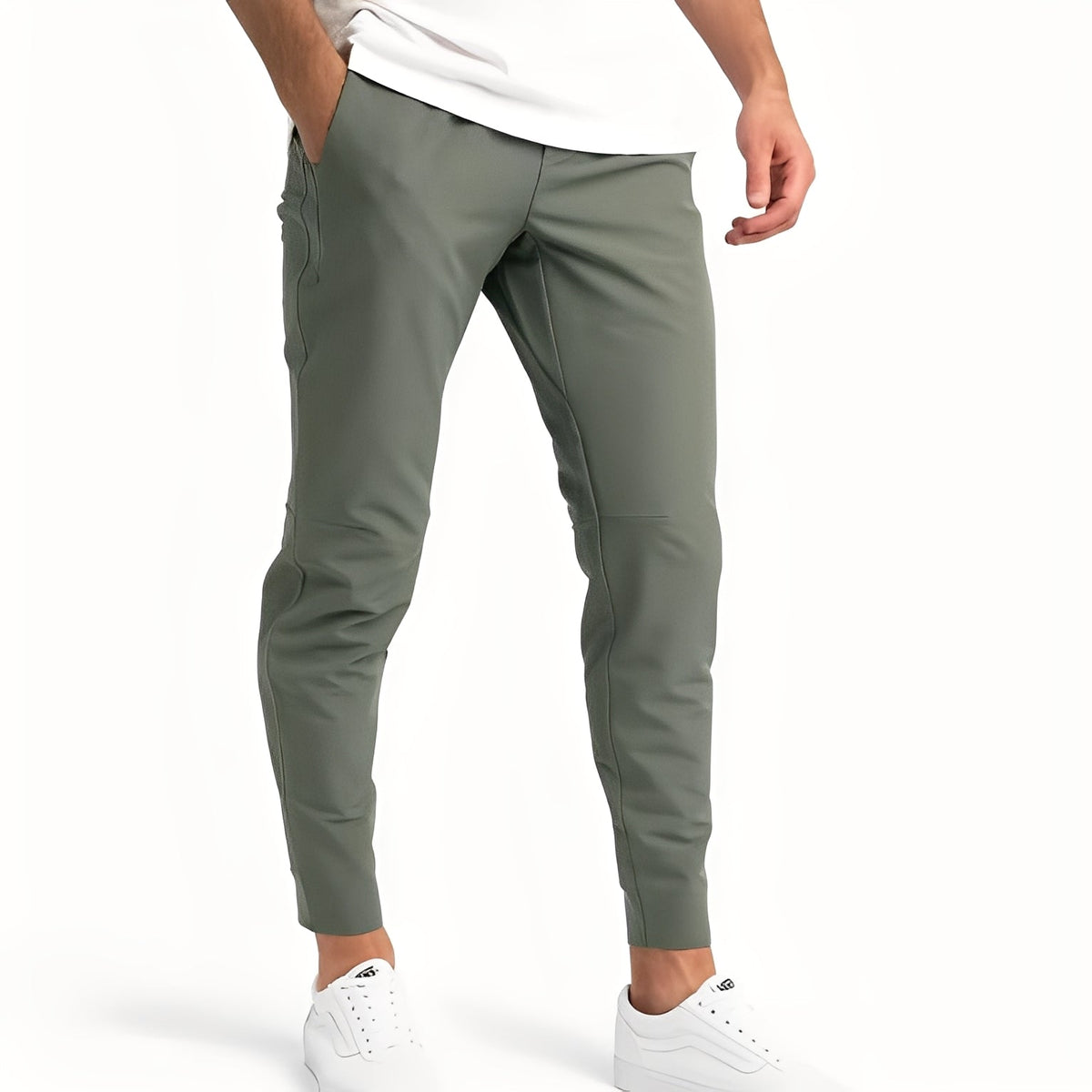 Willard - Elastic pants in slim-fit cut
