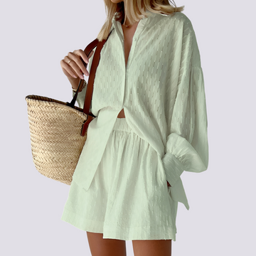 Patricia - Stylish, loose-fitting two-piece set for women