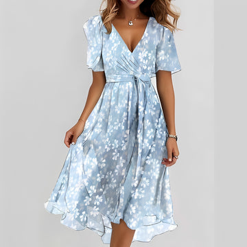 Emelia - Floral Chiffon Dress