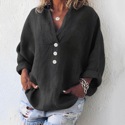 Sandra - Casual Long Sleeve Shirt for Women