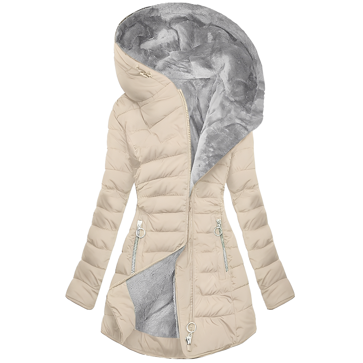 Jasmine - Contemporary hooded jacket for women