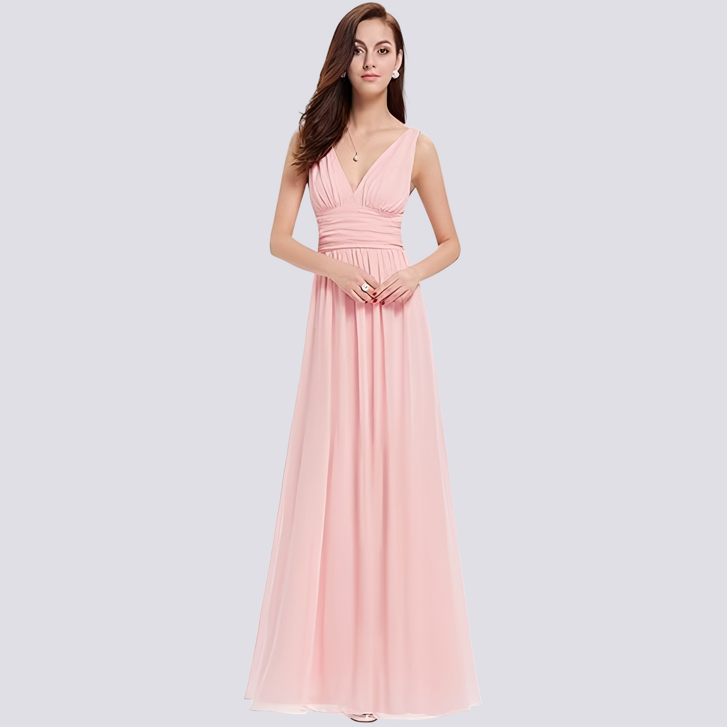 Maddie - Trendy sleeveless evening dress for women