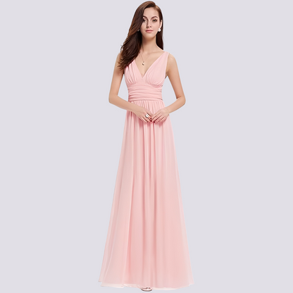 Maddie - Trendy sleeveless evening dress for women