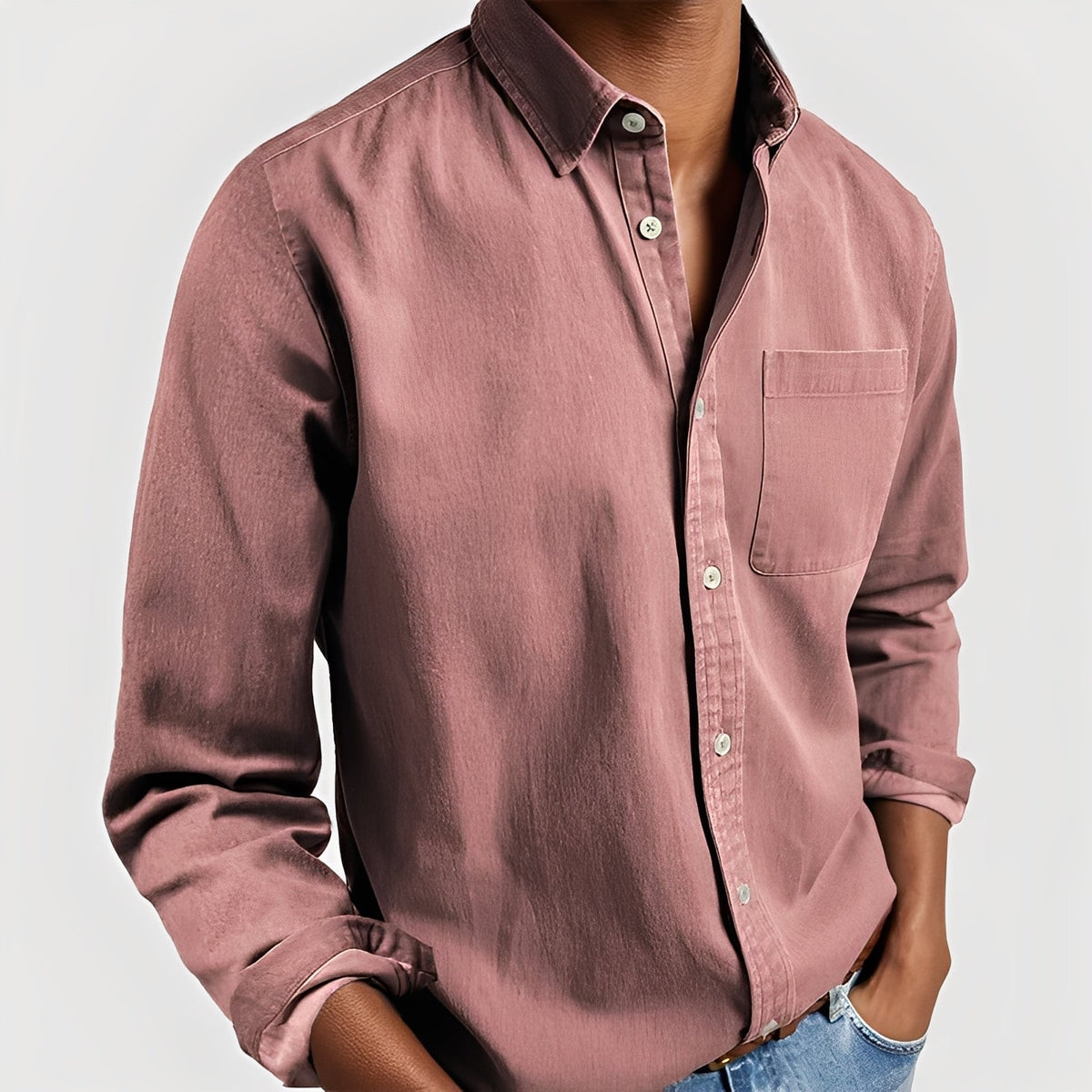 Tanner - Casual shirt with button placket