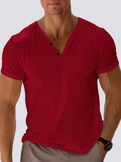 Oliver - Retro V-neck top for men