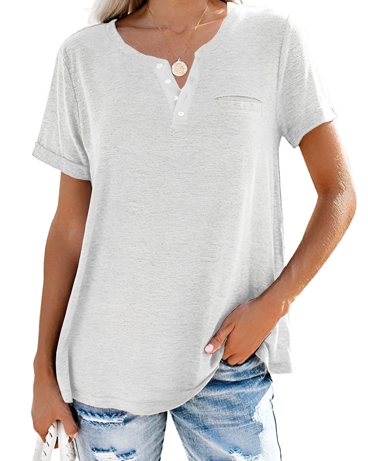 Alyssa - Casual, loose-fitting shirt for women
