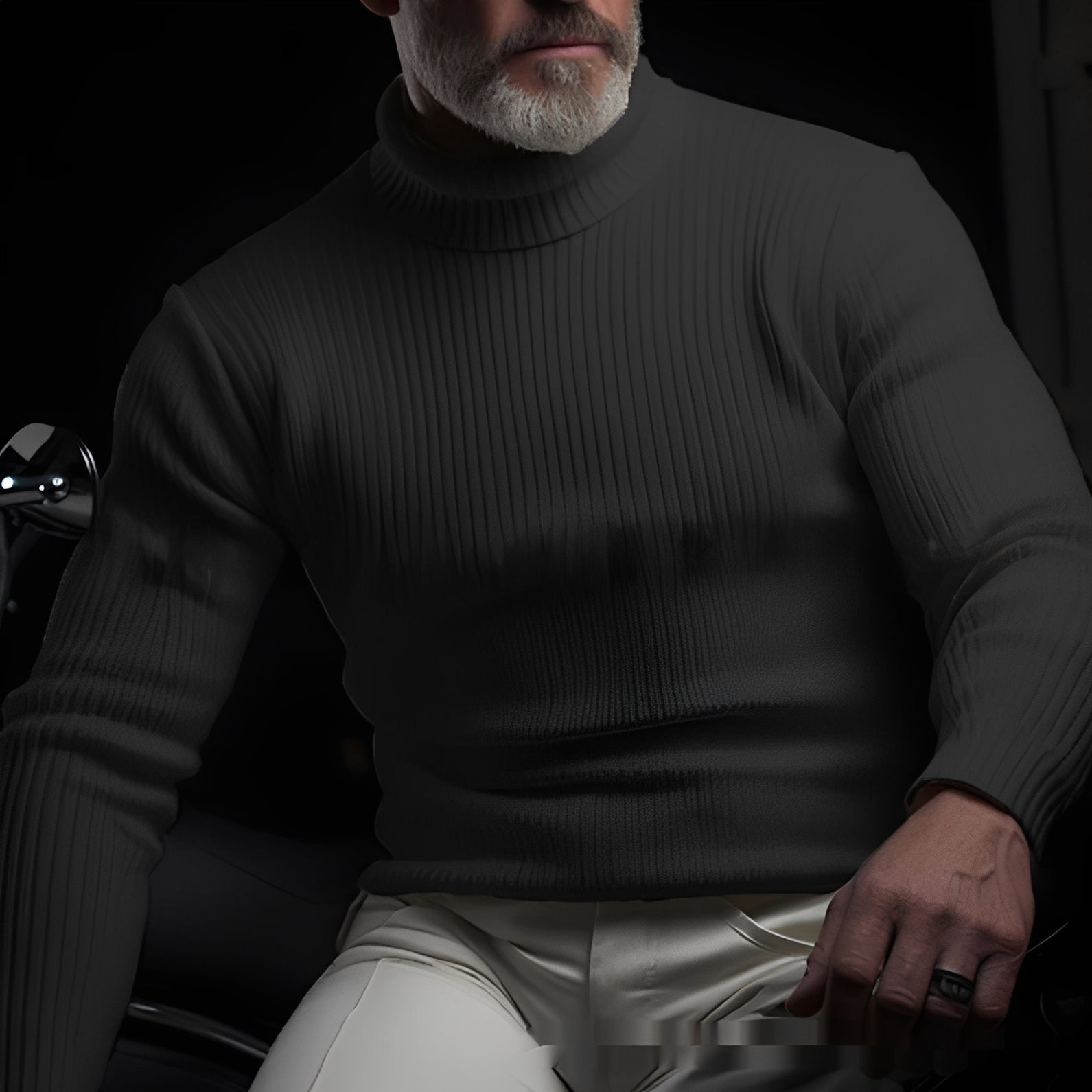 Richard - Warm, Soft Men's Turtleneck Sweater