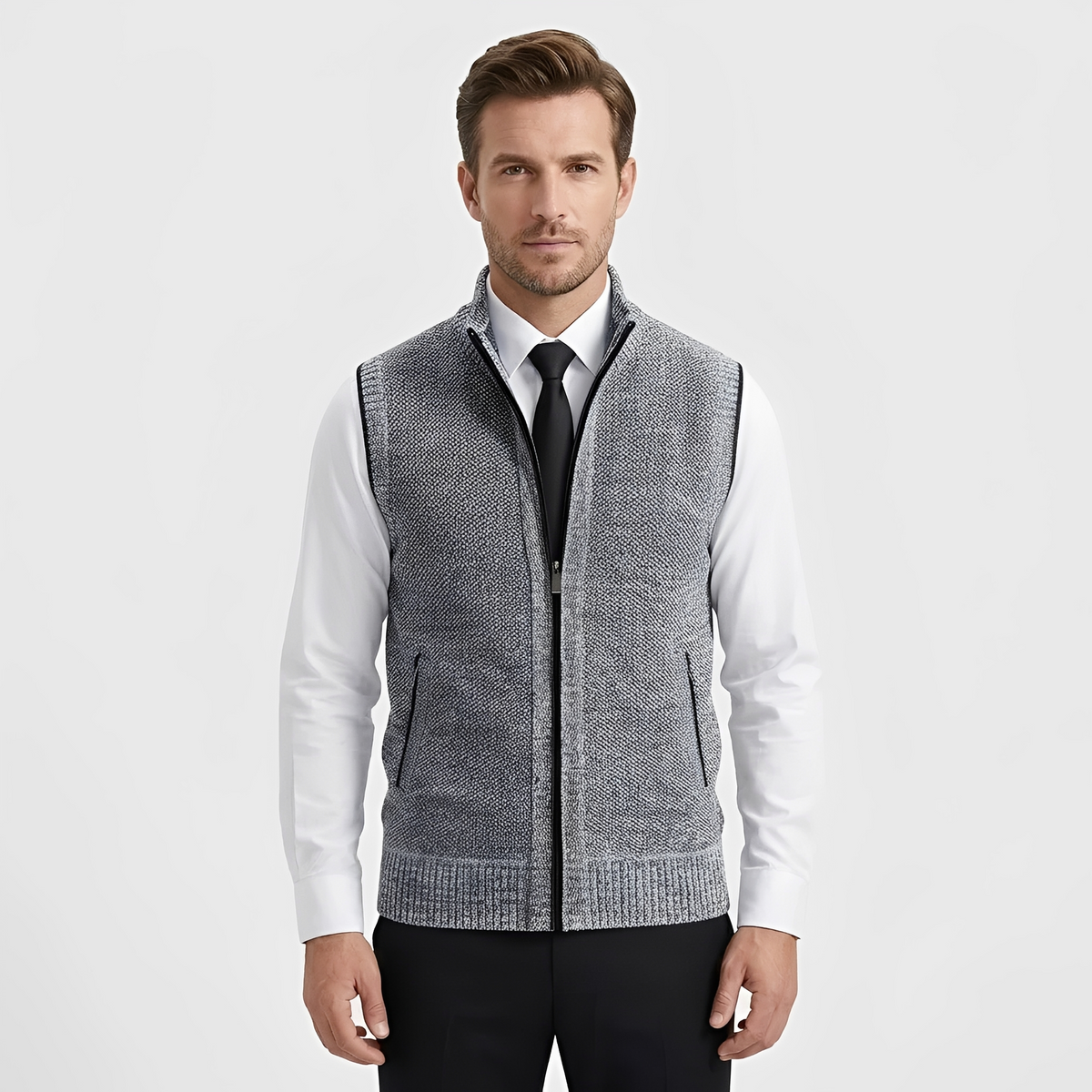 Damion - Warm jacket with zipper