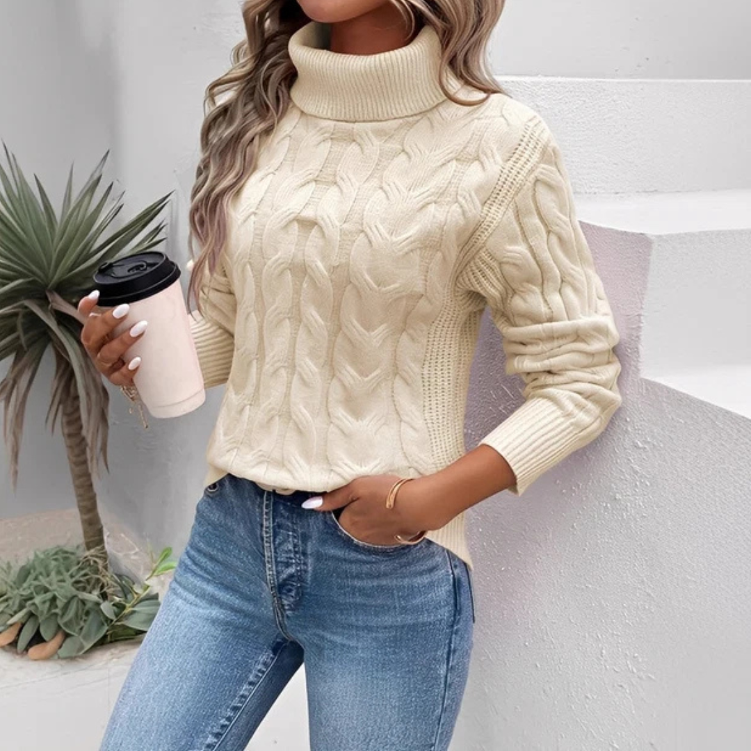 Amélie - Comfortable turtleneck sweater
