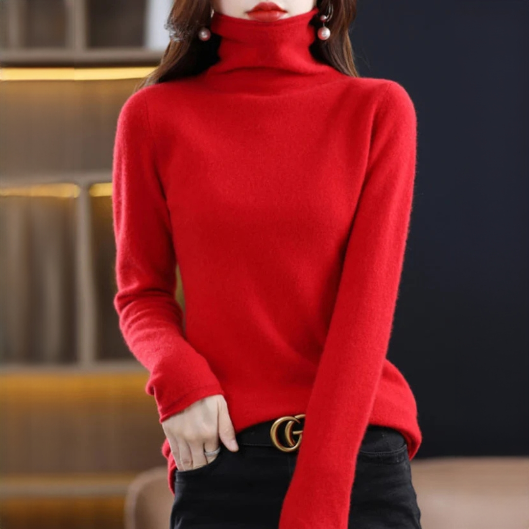 Akainu - Comfortable turtleneck sweater