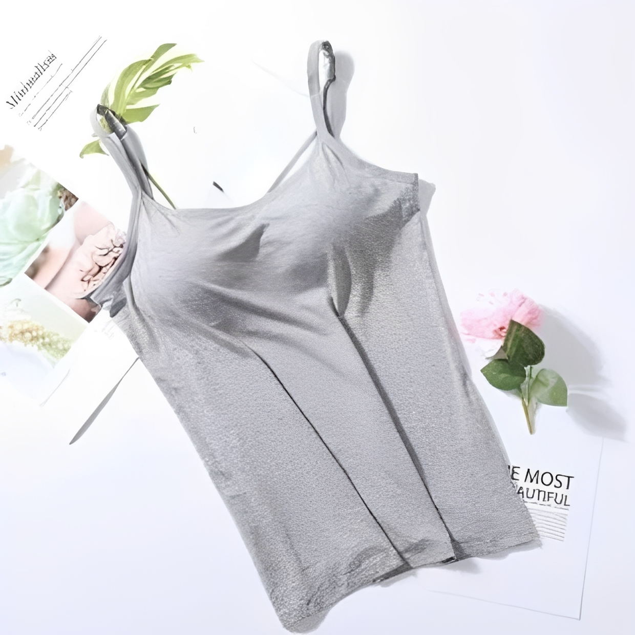 Selena - Elegant top with built-in bra