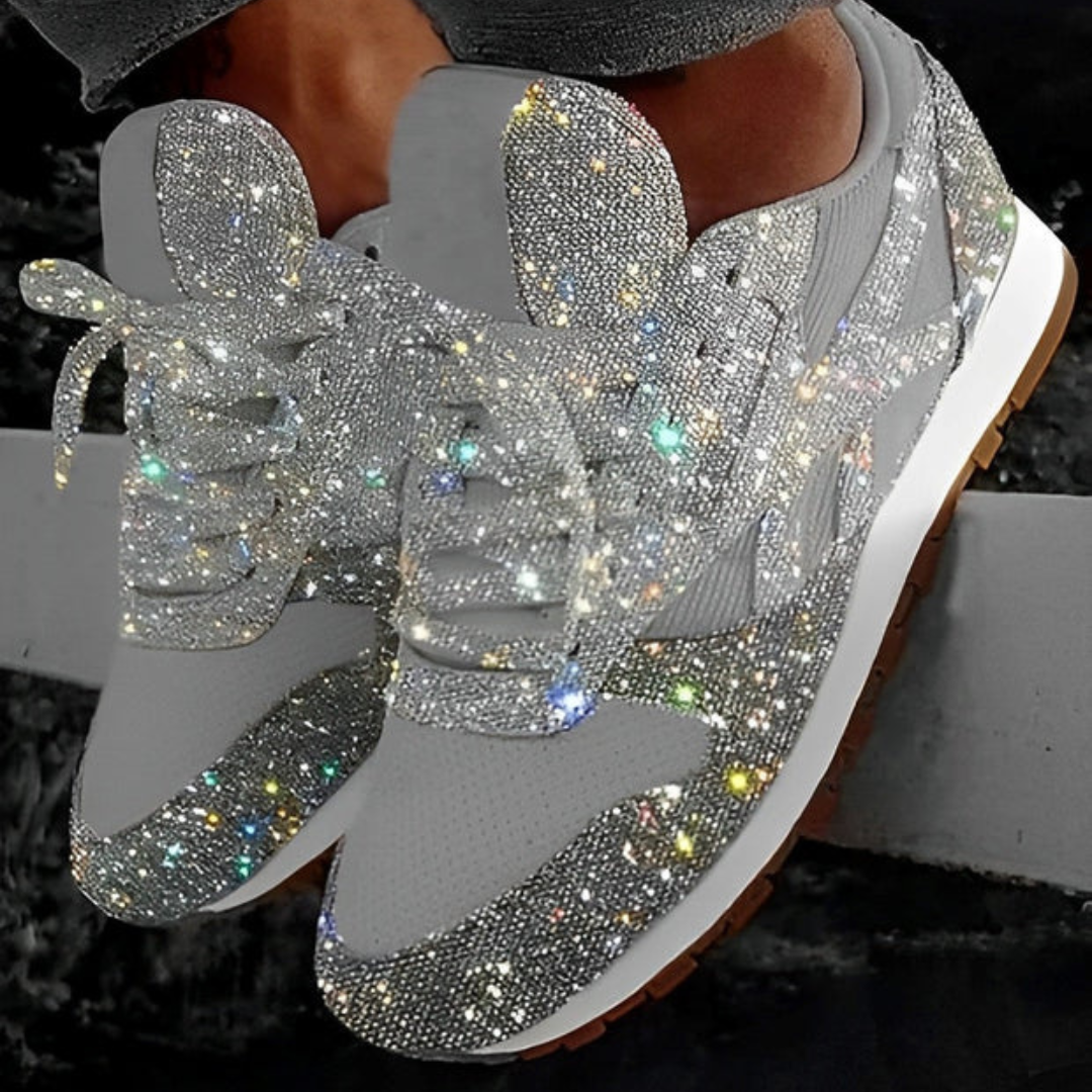 Ross - Stylish glitter sneakers