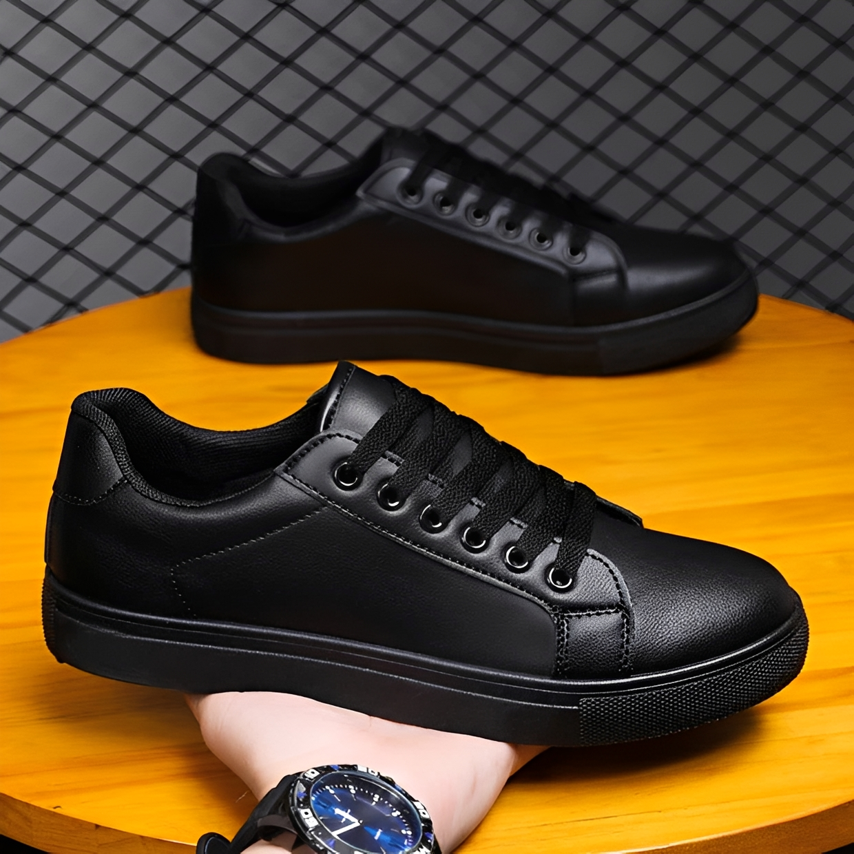 Nicholas - Fashionable Lace-Up Sneakers