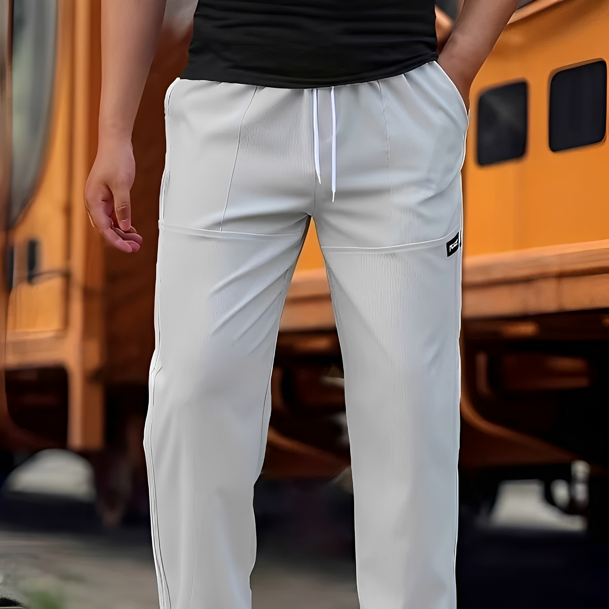 Jasper - Comfortable pants with drawstring