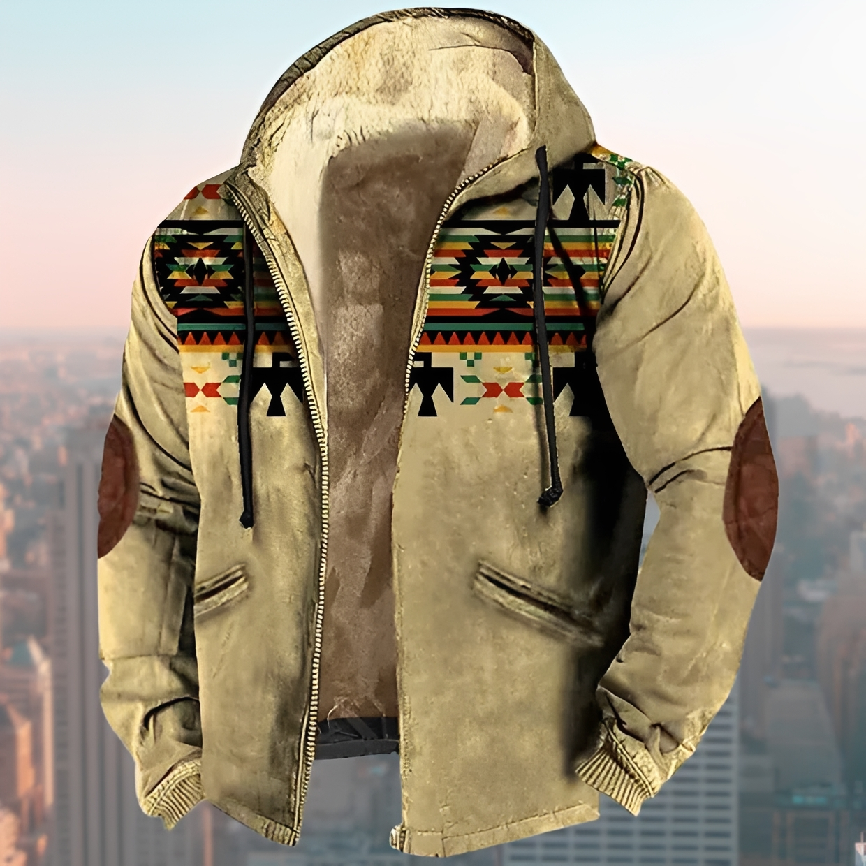 Laszlo - Vintage-style hoodie jacket