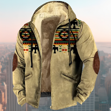 Laszlo - Vintage-style hoodie jacket