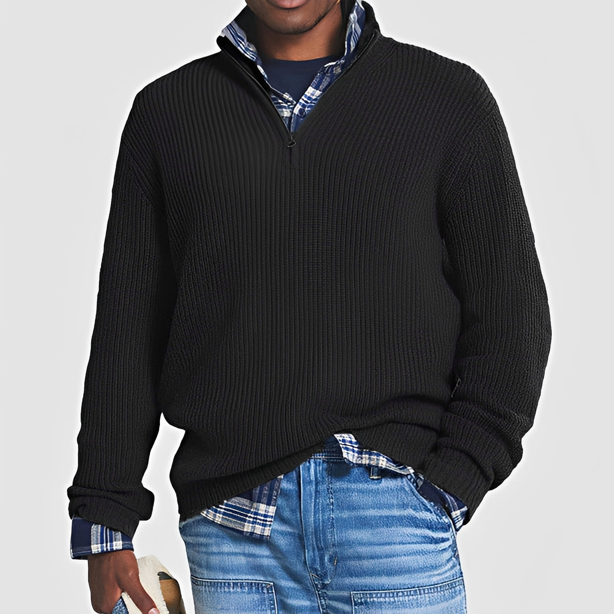 Constantine - Warm half-zip sweater