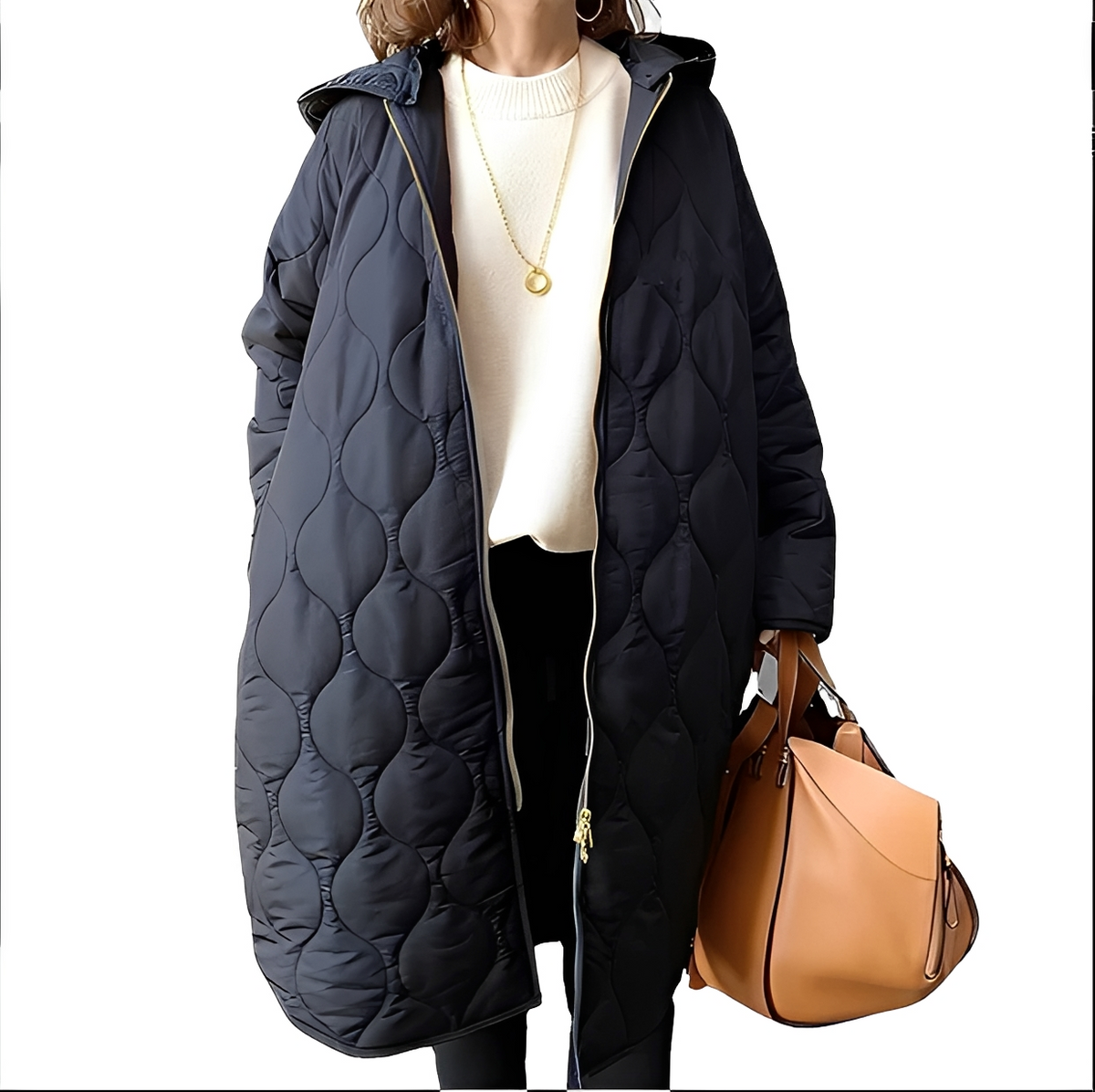 Krystine - Comfortable jacket with hood